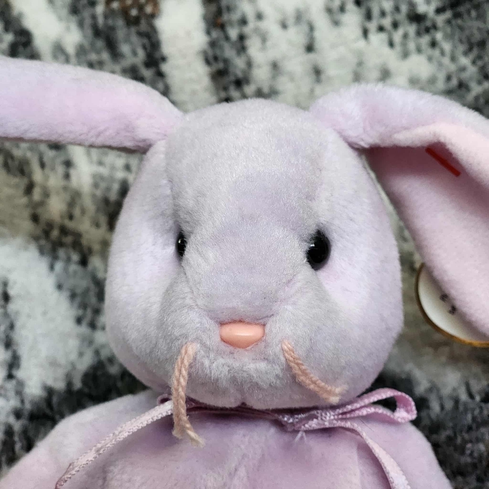 Retired Adorable  Bunny With Errors On Face